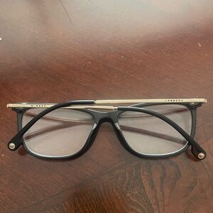 Versace Black Frame with Gold Detail Glasses